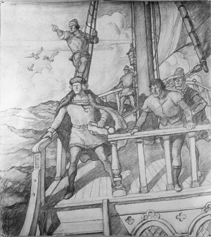 Christopher Columbus, composition drawing