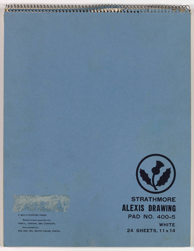 Sketchbook of Jamie Wyeth, drawings of cadavers and dissections