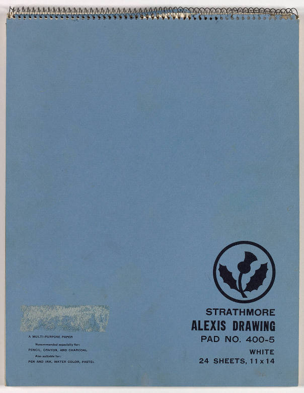 Sketchbook of Jamie Wyeth, drawings of cadavers and dissections