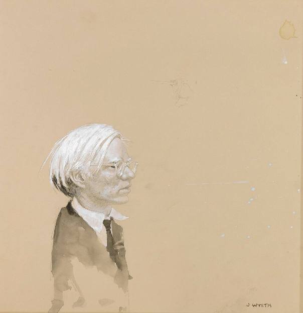 Andy Warhol, Right Profile (Study #24)