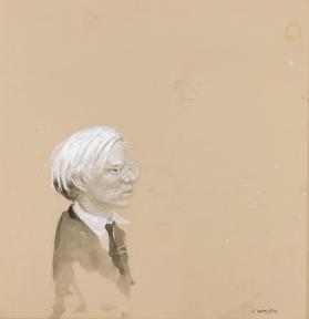 Andy Warhol, Right Profile (Study #24)