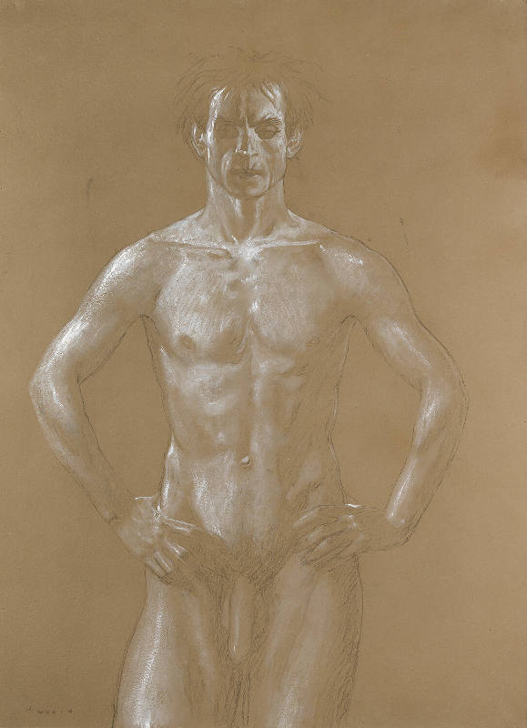 Nude, Three-Quarter Figure, Nureyev (Study #18)