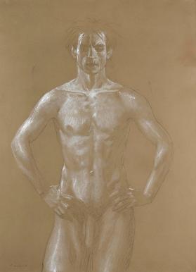 Nude, Three-Quarter Figure, Nureyev (Study #18)