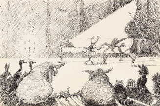 Untitled (Pigs and Turtles Watching a Concert)
