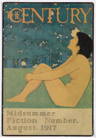 Cover for "The Century" designed by Maxfield Parrish, August 1917, Gift of The Maxfield Parrish…