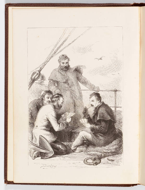 "English Soldiers Playing Cards,"frontispiece.