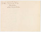Letter and sketch from Oliver Wendell Holmes to Howard Pyle, May 28, 1891, Gift of Howard P. Br…
