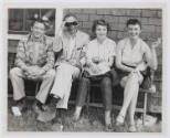 Photograph of (left to right) Andrew Wyeth, John McCoy, Ann Wyeth McCoy, Betsy Wyeth, photograp…