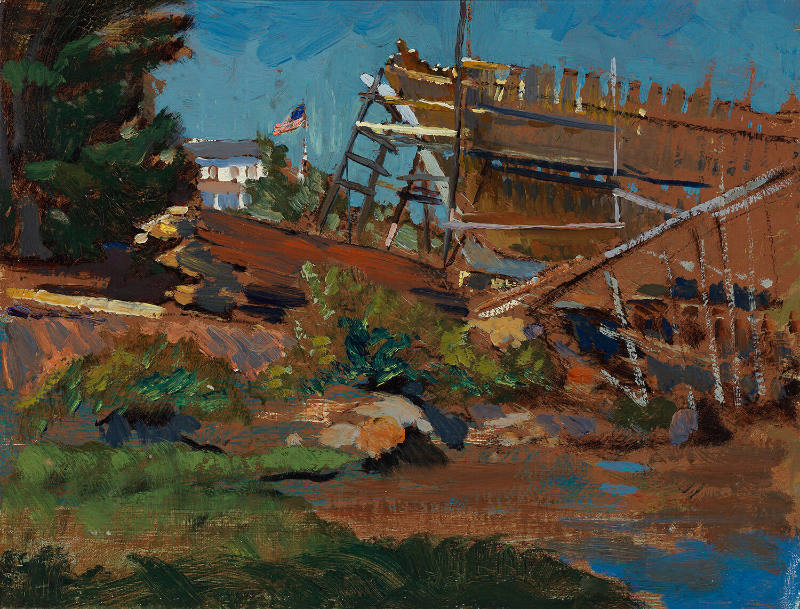 Boat Building in Sebasco, Maine
