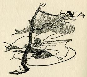 Rip Van Winkle, untitled drawing (landscape)