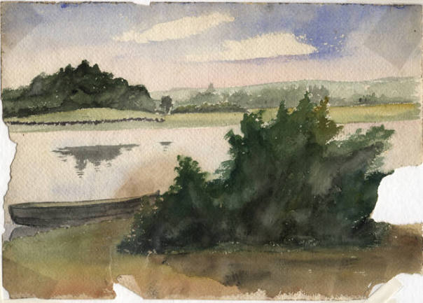 Untitled (landscape with river)