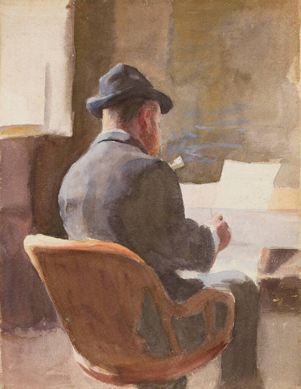Untitled (Man Working at a Desk)