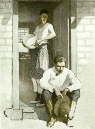 "Mr. Gray, who had been chatting with Wing Foo, offered to go along and help"