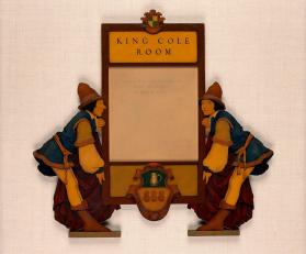 Cut-out Model for Entrance to Old King Cole Room