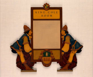 Cut-out Model for Entrance to Old King Cole Room