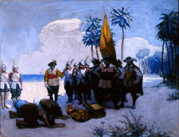 The Golden Galleon, tailpiece illustration