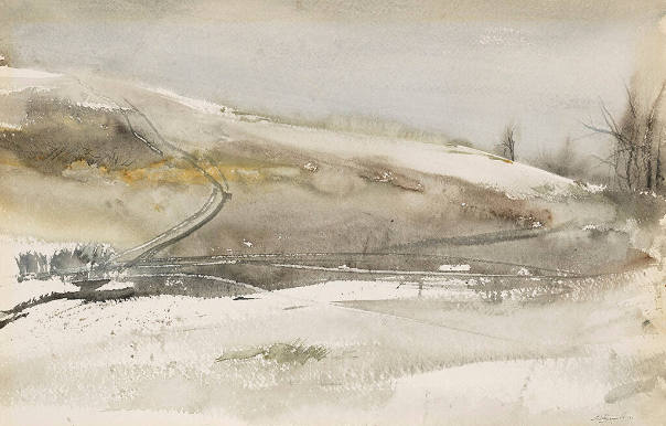 Winter Landscape at "The Big Bend"