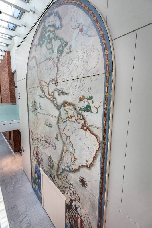 Mural installed in 2019 at Peabody Essex Museum. ©2019 Peaboday Essex Museum. Photography by Bo…