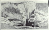 caption: Image of related drawing, from a lantern slide found in the artist's studio (Brandywin…