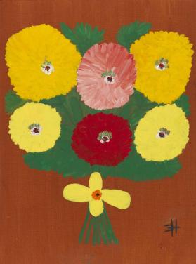 Untitled (Zinnia Bouquet)