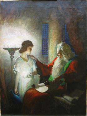 Kindly but sternly Eli watched the little Samuel.  Had he been too indulgent with his own boys?  He must not make the same mistake with this young life.  Earnestly he taught and admonished and corrected, and "the child Samuel grew on, and was in favor both with the Lord, and also with men"