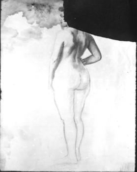 Untitled (study of a female nude)