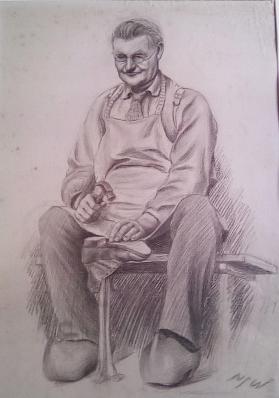 Portrait of a cobbler