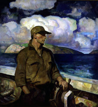 A Young Maine Fisherman