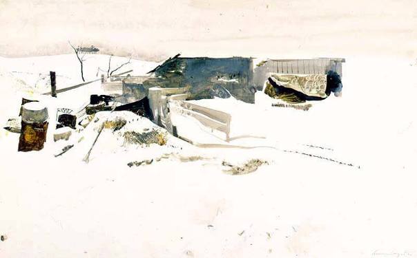 Sheds in the Snow