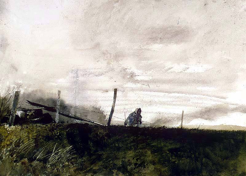 Adam Mending a Fence