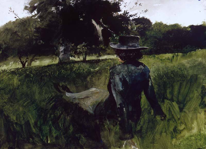 Carolyn in the Orchard