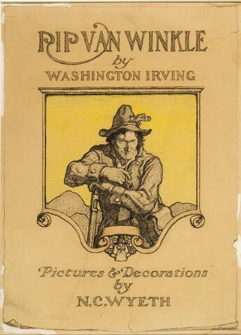 Rip Van Winkle, title page illustration