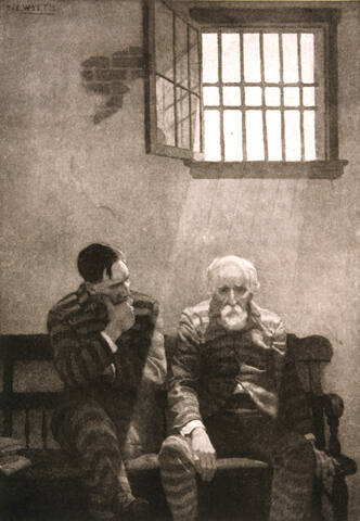 "She didn't come - she didn't come," he said over and over to himself.  "She didn't come to see her old dad - and it's Christmas Day"