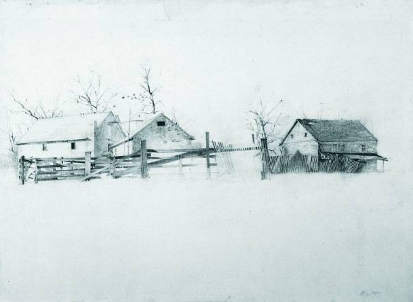 Mill Buildings, Study for The Mill