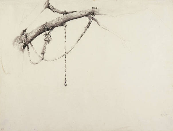Rope and Chains, Study for Brown Swiss