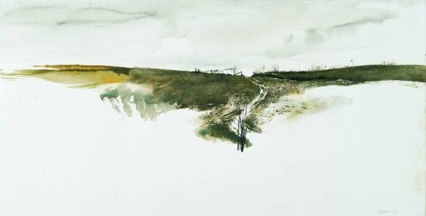 Flock of Crows, Study for Snow Flurries