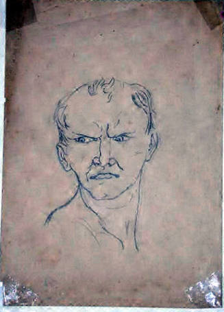 Untitled (portrait of an angry man)