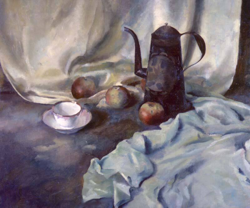 Tole Coffeepot (oil #10)