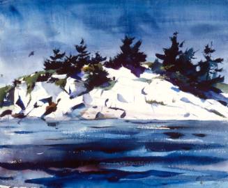 Royal Blue Day, Study for Half Tide