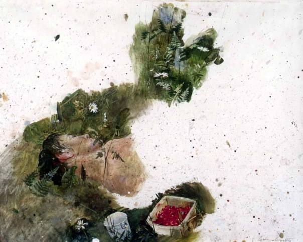 Berry Picker, Study for Distant Thunder