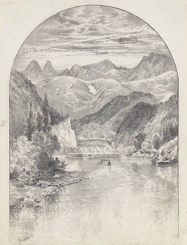 View from Glenora, Stickeen River, Alaska