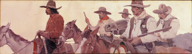 Ahead Rode a Keen-Eyed Man