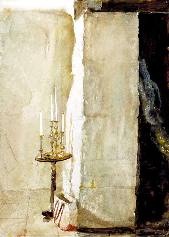 Candlestand, Study for Sparks