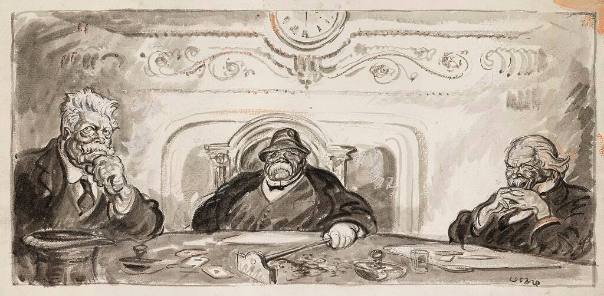 Those three grinning old gamblers, George, Clenceau and Orlando