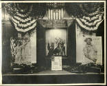 The Victorious Allies in a wartime display at an unknown location (Wyeth Family Archives, photo…