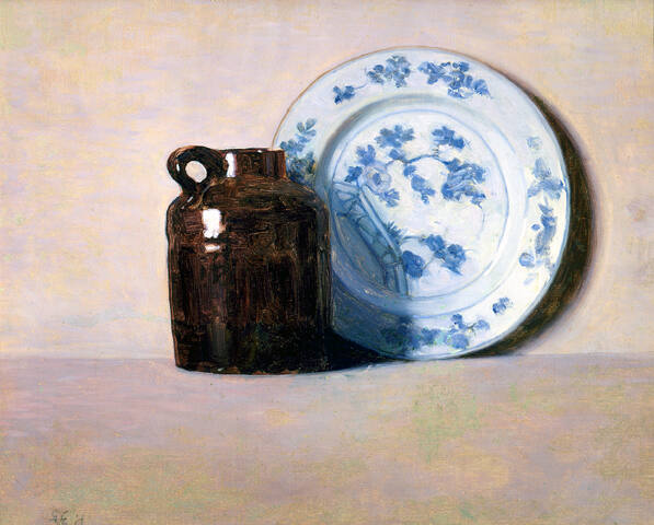 Still Life with Plate and Jug