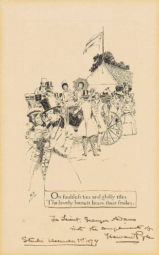 On Faultless Ties and Glossy Tiles the Lovely Bonnets Beam Their Smiles