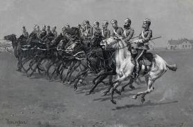 The Canadian Mounted Police on a "Musical Ride" - "Charge!"