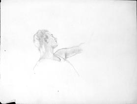 Untitled (studiy, head and shourlders of a man)