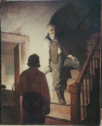 He stopped two or three steps up and sang me a little song-quite like the old Dave